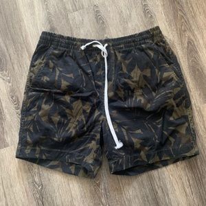 Jcrew Stretch dock short cotton camo M